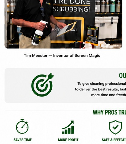 Tim Meester, inventor of Screen Magic
